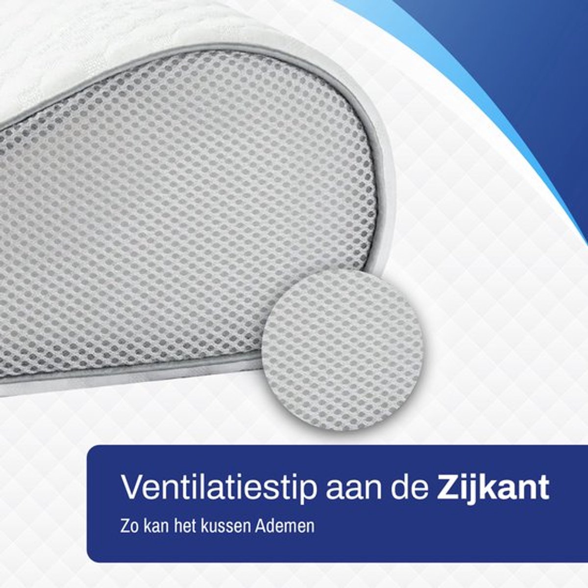 Popalino® Ergonomisch Hoofdkussen Nekklachten + Extra hoes - Slaapkussen tegen Nek & Rugpijn – Anti Snurk Kussen Traagschuim - Apneu kussen
